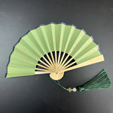 Blank Paper Fold Fan Red Folding Hand Held Fan Pink Mini  Japanese Foldable Fan for Kids DIY Wedding Decoration
