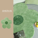 Irregular Shape Flowers Rugs for Bedroom Bedside Carpet Living Room Soft Fluffy Plush Mat Home Decoration Cloakroom Floor Mats