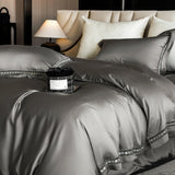 Lyocell Eucalyptus Fiber Soft Silky Cool Feeling Bedding Set Hollow Lace Wide Edge Duvet Cover Bed Sheet/Fitted Sheet Pillowcase
