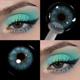 Blue Colored Contact Lenses 14.2mm 6 Months Disposable Green Brown Natural Eye Color Contacts Beauty Makeup