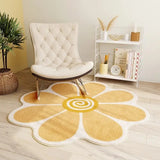 Irregular Shape Flowers Rugs for Bedroom Bedside Carpet Living Room Soft Fluffy Plush Mat Home Decoration Cloakroom Floor Mats