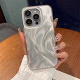 For iPhone 17 16 15 14 13 12 11 Pro Max Cases Luxury Camlet Pattern Laser Phone Case For iPhone 16e 16 15 Plus Shockproof Cover