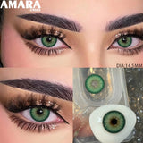 1 Pair Colored Contact Lenses Natural Fashion Brown Eye Lens Gray Contact Eye Lenses Blue Lenses Contacts for Dark Eyes