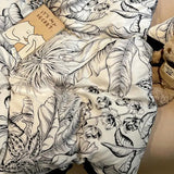 Korean Black White Hepburn Style Bedding Sets Ultra Soft Breathable Duvet Cover Set with Black Lace Fitted Sheet Set for Adults