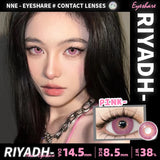 New Colored Contact Lenses 2pcs Fashion Blue Eyes Contacts Gray Beauty Pupils Brown Colorful Makeup Contact Green Lens