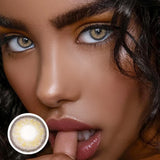New Russian Girl Pro Color Contact Lenses Blue Lenses for Eyes 1 Pair Natural Look Brown Lenses Fashion Lenses