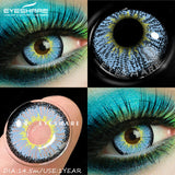 1Pair Cosplay Colored Contact Lenses Vampire Red Eyes Contact Anime Blue Purple Eyes Beauty Makeup Lenses For Halloween