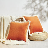 45x45CM Chenille Fresh Throw Pillow Cover Soft Comfortable Stamping Waist Cushion Cover Decor Home Decorative Pillowcase