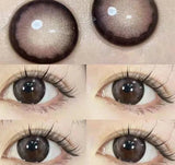 Color Contact Lenses for Eyes Real Looking Myopia Prescription Contacts Lense with Degree green Cosmetics Contact Beauty Pupil