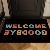 Multi-Style Welcome Door Mat Non-slip Dirt Trapper Absorbent Pad for Home Entryway Front Door & Living Room Decor