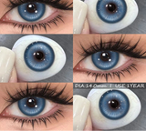 2Pcs Cosplay Contact Lenses Blue Anime Eye Lenses Halloween Red Makeup Beauty Pupils Purple Colored Eye Contacts Yearly