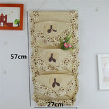 Home Storage & Organization Multilayer Fabric Hanging Storage Bag for Door Wall Wardrobe Dormitory Creative Organizer