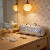 Multi-Functional High Capacity Makeup Storage Bag Protective Hair Dryer & Curling Iron Case Portable Travel Organizer