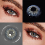Colored Contact Lenses Dutch Brown Blue Moonbeam Color Contacts Eye Lens Eyes Half Year 2Pcs