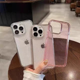 Luxury Bling Glitter Transparent Phone Case For iPhone 17 Air 16 Pro Max 15 14 13 12 11 XS XR 7 8 Plus 16e Shockproof Soft Cover