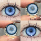 2 Pcs Hot Sale Colored Contact Lens Nature Brown with Myopia Degree Grade 0.00- 8.00 Soft Lens Fast Shipping
