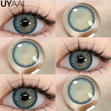 Color Contact Lens Natural Pupils Green Lens Makeup Colored Pupils Gray Contact Lenses Brown Cosmetics Natural Pupils