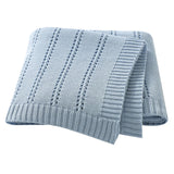 Baby Blankets Super Soft Neworn Infant Babies Boys Girls Cotton Knit Sleep Quilts Covers for Stroller 90*70cm Kids Throwing Mats