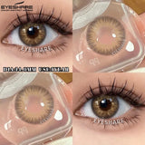 1 Pair New Korean Lenses Colored Contact Lenses Soft Beautiful Pupil Brown Contact Make Up