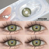 Myopia Color Contact Lens Degree 2Pcs Prescription Lenses for Eyes Natural Cosmetic Diopters Yearly Contact Lens