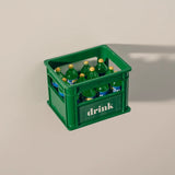 Mini Simulation Refrigerator Magnet Supermarket Supply Station Drink Sign Magnetic Stick-On Plate Tray Decorative Turnover Box