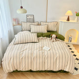 Winter Duvet Cover Set Quilt Set Ins Style  A-Class 100% All Cotton Milk Velvet Cotton Velvet for Autumn Winter Soft and Warm