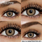 1pair Natural Color Contact Lenses for Eyes Blue Lenses Gray Pupils Lens Brown Lenses Yearly Cosmetic Green Contacts