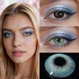 14.2mm Half Yearly Small Pupil Natural Tone Soft Colored Contact Lenses All Day Hydrating Cosmetic Lens For Daily Wear