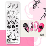 Halloween Stamping plates Stamp For Nails Pumpkin Ghost Nail Polish Templates All for Manicure Nail Designs