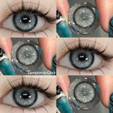 1 Pair Colored Contact Lenses for Eyes Doll Eye Cosmetics Blue Contact Lenses Fashion Lens Eye Makeup Yearly Use