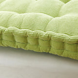 Oversized Thickened Long Bench Cushion Pad Chair Seat Cushion Decorative Pillow For Garden Lounger/Bay Window Pad Green