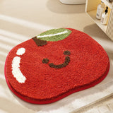 Tufting Fruit Bathroom Mat Soft Apple Orange Banana Lemon Carpet Bathmat Bedroom Rug Floor Pad Doormat Aesthetic Home Decor