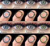1 Pair Color Contact Lenses for Eyes Annual Colored Lenses Eye New Contacts Pupils Color Lens Eyes Contact Lens Beauty