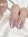 12ml 1-16pcs Autumn Nails New Clear Pink Glass Bead Moonlight Magnet Cat Eye Gel Nail Polish Whitening Nail Supplies