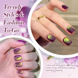 Grape Purple Colored Cat Magnetic Gel Nail Polish Blueberry Guava Passion Fruit Soak Off UV Varnish Nail Salon 10ml