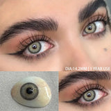 2pcs Blue Green Contact Lenses Yearly New Colored Lens Brown Natural Cosmetic Gray Big Eyes Student Beauty Pupil