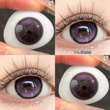 2PCS/Pair Olive Green/Light Blue/Light Brown Korean Style Natural Hazel Colored Contact Lenses With Prescription Women
