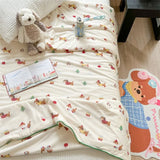 2025 new cool summer cool summer cold summer quilt ice silk air conditioner quilt adult single double cool silk thin quilt