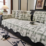 Irregular Chenille Sofa Cover, 3 Seater, Non Slip, Sofa Slipcover for Living Room, Vintage Sofa Seat Cushion