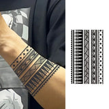 1 Sheet Armband Back Waterproof and Long-lasting Temporary Tattoo