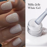 10ml Glitter Sequins Gel Nail Polish Shining Soak Off UV Semi-permanent Varnish Base Top Coat Hard Gel Design