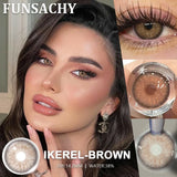 2pcs Colored Contact Lenses for Eyes Blue Green Eye Contacts Gray Pupils for Makeup Party Cosmetic Yearly Brown Lenses