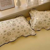 French Style Summer Quilt NEW Falbala Cool Feeling Quilt Bare Sleeping Skin-Friendly For Adult Romantic Bedroom Decor 1PC