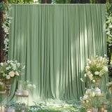 2 Panels Pink Backdrop Curtain for Wedding Polyester Photography Backdrop Drapes for Birthday Parties Stage Backdrop Stand