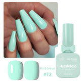 Single-use gel nail polish, 15ml each, requires LED lighting, solid color, a must-have for manicures | Vibrant nail colors | Nai