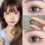 Korean Hot Sale color contact Lenses Beauty Pupilentes Grey Brown 2Pcs Soft Lens
