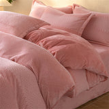 Winter Warm Plush Duvet Cover 220x240 Velvet Fleece Couple Quilt Cover Double Bed Luxury Bedding Set Queen King Size