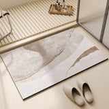 Absorbent Diatom Mud Floor Mat, Non-Slip Bath Rug, Toilet Doormat, Quick Drying Area Rugs, Bathroom Carpet