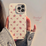 INS Beautiful Flowers Phone Case For iPhone 15 14 13 12 11 Pro Max XS X XR 7 8 Plus SE Soft Silicone Bumper Protective Cover