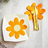 Shaped Floral Decoupage Paper Napkins Elegant Flower Printed Napkins for Birthday Wedding Baby Shower Garden Tea Party Supplies